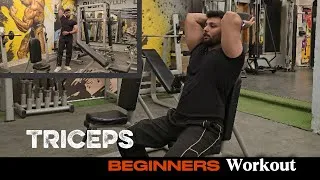 Thumbnail: TRICEPS WORKOUT FOR BEGINNERS|STEP BY STEP#beginnerworkout #fitness #triceps #viral #trending #vlog 