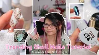 Thumbnail: Can I make shells into nails? ✨🌊🐚