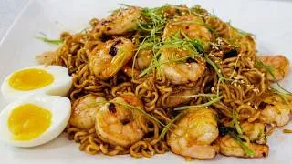 Thumbnail: Shrimp Ramen Upgrade: The Jammy Egg Trick That Changes Everything