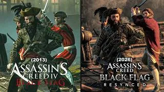 Thumbnail: Death Scenes Side by Side Comparison | Assassin's Creed Black Flag Resynced vs Original | 4K