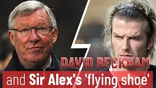 Thumbnail: David Beckham and Sir Alex's flying shoe