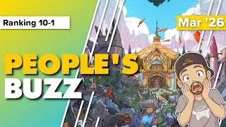 Thumbnail: Top 10 Hottest Board Games | Community Buzz According to Pub Meeple | March 2026 | Podcast