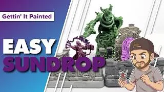 Thumbnail: Quick and Easy Sundrop Painting Technique | Painting Labyrinth Minis and Terrain