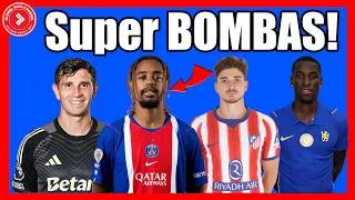Thumbnail: ✅ Barcola Liverpool, Emi Martinez Chelsea, Julian Alvarez Arsenal, Transfer Roundup