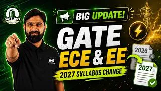 Thumbnail: GATE 2027 ECE & EE Syllabus Changes Explained 😱| Complete Details