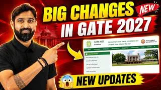 Thumbnail: Don't Miss These GATE 2027 Changes! | New Rules, New Papers & Everything That Changed