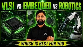 Thumbnail: Confused Between VLSI, Embedded, and Robotics? Watch This! 🔥