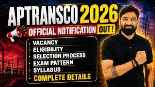 Thumbnail: AP TRANSCO AEE 2026 | Complete Recruitment Guide | Vacancies, Eligibility & Salary