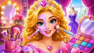 Thumbnail: Fun Girl ASMR Kids Game 👑- Princess Gloria Makeup Salon - Doll Makeup Gameplay For Girls