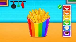 Thumbnail: Kitchen Set DIY Cooking Game🍟😱-Satisfying French Fries Cooking Gameplay NEW Game Part-4😱😱😱