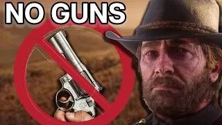 Thumbnail: Can I Beat Red Dead Redemption 2 WITHOUT Firing a SINGLE GUN?