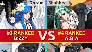 Thumbnail: GGST ▰ Doram (#3 Ranked Dizzy) vs Shabbee (#4 Ranked A.B.A). High Level Gameplay