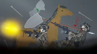 Thumbnail: Modern Soldiers Fight Medieval Warriors In People Playground