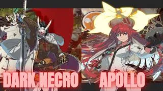 Thumbnail: Guilty Gear Strive 5.2 Dark Necro Nagoriyuki VS APOLLO Jack O High Level Gameplay