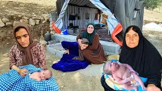Thumbnail: Pregnant mother gives birth naturally in the mountains, without a doctor