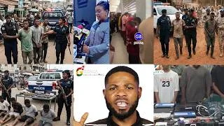 Thumbnail: Ghana Police Arrest 10  Suspected Nigerian Internet Fraudsters in Mataheko-Afienya , Accra