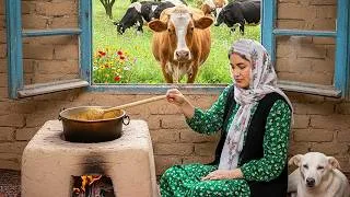 Thumbnail: Authentic Iranian Halva & Iranian Tea Recipe | A Village Style Treat