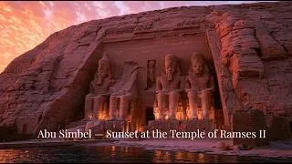 Thumbnail: Abu Simbel Sunset — Relaxing Ambient Music for Sleep & Meditation | Ancient Egypt