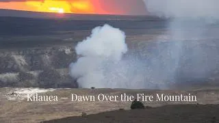 Thumbnail: Kīlauea Volcano Sunrise — Relaxing Ambient Music for Sleep & Meditation | Hawaii Volcanoes NP
