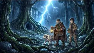 Thumbnail: Emotional Lost in the Storm, Saved by a Hidden Stone Cave | Ghibli Survival Valley