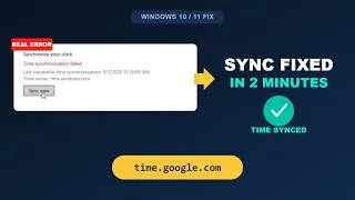 Thumbnail: Fix Time Synchronization Failed in Windows 10/11 (Easy Method)