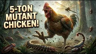 Thumbnail: What If a Mutant Chicken Was Dropped Into a Jungle of Giant Insects? 🐔🦂
