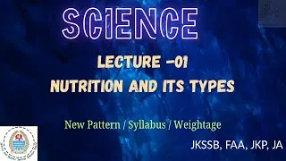 Thumbnail: LECTURE -01  Nutrition – Definition, Types & Autotrophic Nutrition Explained