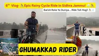 Thumbnail: Monsoon Ride in Sidhra Jammu 🌧️ | Full Adventure & Stunts