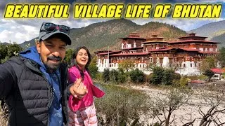 Thumbnail: Beautiful village life of Bhutan 😍Local Food | Most Dangerous Airport of paro✈️😱