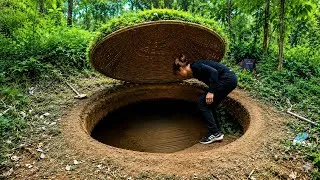 Thumbnail: 30 days of buiding a forest- shelter digging a bunker
