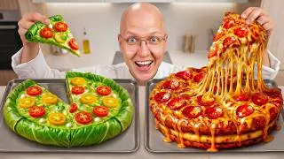 Thumbnail: Pizza 99 vs 9999 kcal