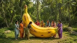 Thumbnail: Giant Banana festival in village #banana #villagelife 