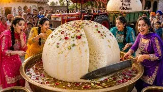 Thumbnail: 🍥 GIANT Sweet Rasgulla! 😱 Biggest Rasgulla Village Feast | Giant Fruit Kitchen