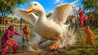 Thumbnail: Giant Duck Caught & Turned Into Curry! 🦆😂 #GiantDuck 