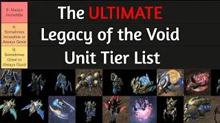 Thumbnail: The ULTIMATE Legacy of the Void Unit Tier List