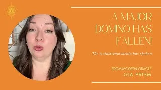 Thumbnail: The MSM domino has fallen. Watch what else now tumbles down. 