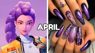 Thumbnail: Choose Your Birthday Month & See Your K-POP Demon Hunter & Nails 🔥💅 #birthday #viral #kpop #nails