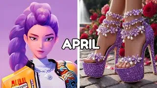 Thumbnail: Choose Your Birthday Month & Discover Your K-POP Demon Hunter Character and Heels 👠⚔️ | Gift Fusion