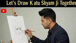 Thumbnail: Wax Crayon se Khatu Shyam Ji |  Motivation  Art #KhatuShyamJi #DevotionalArt #IndianArtist