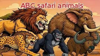 Thumbnail: ABC Animal Sounds for Kids | Learn Animal Names & Sounds | Scary ABCs