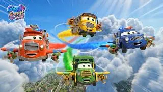Thumbnail: 🌈 Finding Our Colors - Flying Vehicle Friends' Adventure! 🚗✈️ Learn Colors