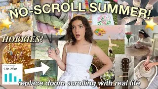 Thumbnail: how to ACTUALLY make life feel magical again⭐️🫧 replacing doom scrolling with HOBBIES & real life!🎨