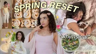 Thumbnail: SPRING RESET🌷🐇spring cleaning, how to romanticize spring, reset routine, outfit inspo ft White Fox!