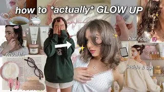 Thumbnail: how to ACTUALLY glow up in 24 hours🛁🎀 (mentally & physically)