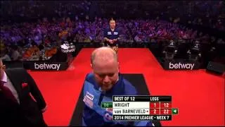 Thumbnail: Peter Wright vs Raymond van Barneveld - Week 7 Premier League Darts 2014
