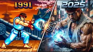 Thumbnail: Street Fighter 2 — Evolution (1991 vs 2025)