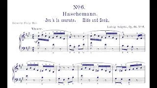 Thumbnail: Schytte – Op. 66 Nr. 6 Häschemann (Hide and Seek) | Easy Piano Tutorial (Animated Sheet Music)