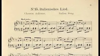 Thumbnail: Tchaikovsky — "Italian Song" Op. 39 Nr. 15 | ABRSM Easy Piano Tutorial (Animated Sheet Music)