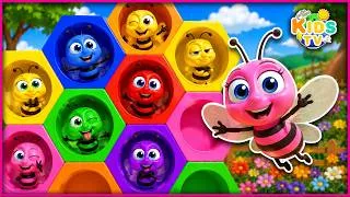 Thumbnail: Learn Colors with Honey Bees | Educational Song for Toddlers | Gili Gili Choo Kids TV