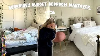 Thumbnail: SURPRISING MY TEEN DAUGHTER WITH A BEDROOM MAKEOVER | £150 budget!!!! B&M haul + deep clean with me